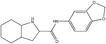 N-(2H-1,3-benzodioxol-5-yl)-octahydro-1H-indole-2-carboxamide Structure