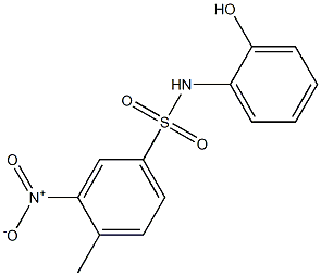 N-(2-hydroxyphenyl)-4-methyl-3-nitrobenzene-1-sulfonamide