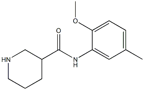  N-(2-methoxy-5-methylphenyl)piperidine-3-carboxamide