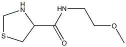 N-(2-methoxyethyl)-1,3-thiazolidine-4-carboxamide Structure