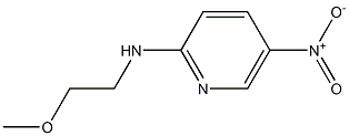 N-(2-methoxyethyl)-5-nitropyridin-2-amine,,结构式