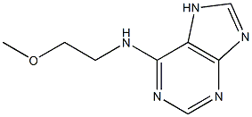 N-(2-methoxyethyl)-7H-purin-6-amine Structure