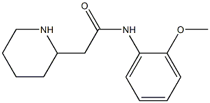 N-(2-methoxyphenyl)-2-(piperidin-2-yl)acetamide Structure