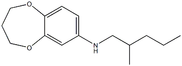  N-(2-methylpentyl)-3,4-dihydro-2H-1,5-benzodioxepin-7-amine