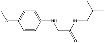 N-(2-methylpropyl)-2-{[4-(methylsulfanyl)phenyl]amino}acetamide