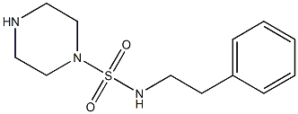 N-(2-phenylethyl)piperazine-1-sulfonamide Structure