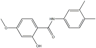 N-(3,4-dimethylphenyl)-2-hydroxy-4-methoxybenzamide Structure