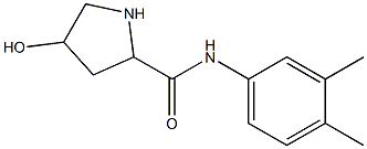 N-(3,4-dimethylphenyl)-4-hydroxypyrrolidine-2-carboxamide Structure