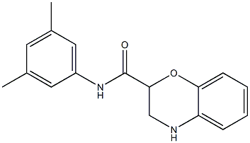 N-(3,5-dimethylphenyl)-3,4-dihydro-2H-1,4-benzoxazine-2-carboxamide Structure