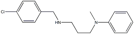 N-(3-{[(4-chlorophenyl)methyl]amino}propyl)-N-methylaniline Structure