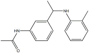 N-(3-{1-[(2-methylphenyl)amino]ethyl}phenyl)acetamide|