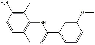 N-(3-amino-2,6-dimethylphenyl)-3-methoxybenzamide 结构式