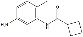 N-(3-amino-2,6-dimethylphenyl)cyclobutanecarboxamide Struktur