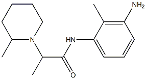 N-(3-amino-2-methylphenyl)-2-(2-methylpiperidin-1-yl)propanamide Structure