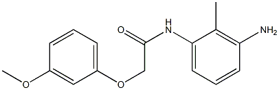 N-(3-amino-2-methylphenyl)-2-(3-methoxyphenoxy)acetamide Struktur