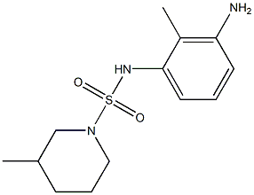 N-(3-amino-2-methylphenyl)-3-methylpiperidine-1-sulfonamide Structure