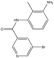 N-(3-amino-2-methylphenyl)-5-bromopyridine-3-carboxamide