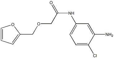 N-(3-amino-4-chlorophenyl)-2-(2-furylmethoxy)acetamide 结构式