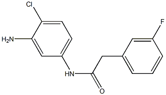 N-(3-amino-4-chlorophenyl)-2-(3-fluorophenyl)acetamide Structure