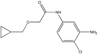 N-(3-amino-4-chlorophenyl)-2-(cyclopropylmethoxy)acetamide Structure