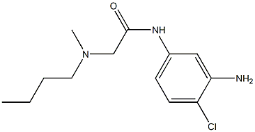 N-(3-amino-4-chlorophenyl)-2-[butyl(methyl)amino]acetamide Struktur