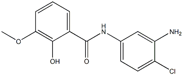 N-(3-amino-4-chlorophenyl)-2-hydroxy-3-methoxybenzamide Structure