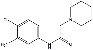 N-(3-amino-4-chlorophenyl)-2-piperidin-1-ylacetamide Structure