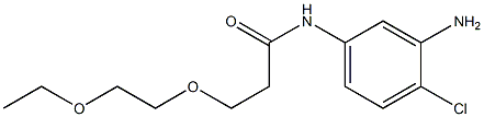 N-(3-amino-4-chlorophenyl)-3-(2-ethoxyethoxy)propanamide Structure