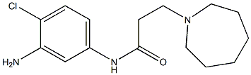 N-(3-amino-4-chlorophenyl)-3-azepan-1-ylpropanamide