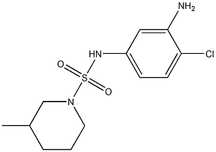 N-(3-amino-4-chlorophenyl)-3-methylpiperidine-1-sulfonamide