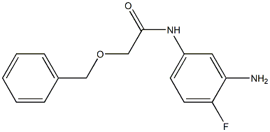 N-(3-amino-4-fluorophenyl)-2-(benzyloxy)acetamide Structure
