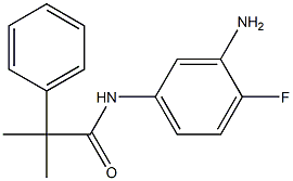 N-(3-amino-4-fluorophenyl)-2-methyl-2-phenylpropanamide Structure