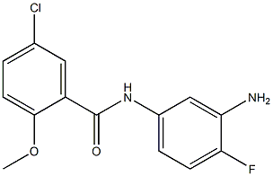  N-(3-amino-4-fluorophenyl)-5-chloro-2-methoxybenzamide