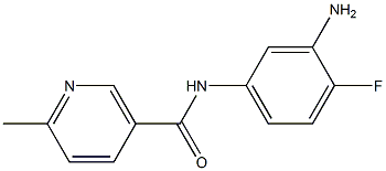 N-(3-amino-4-fluorophenyl)-6-methylnicotinamide Structure