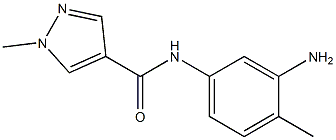 N-(3-amino-4-methylphenyl)-1-methyl-1H-pyrazole-4-carboxamide Structure