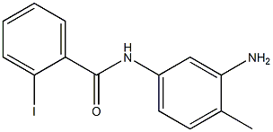 N-(3-amino-4-methylphenyl)-2-iodobenzamide 结构式