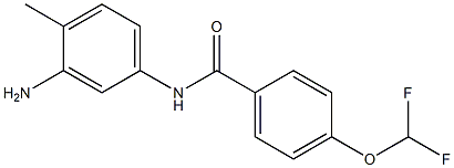 N-(3-amino-4-methylphenyl)-4-(difluoromethoxy)benzamide Structure