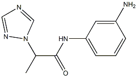 N-(3-aminophenyl)-2-(1H-1,2,4-triazol-1-yl)propanamide