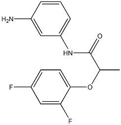  N-(3-aminophenyl)-2-(2,4-difluorophenoxy)propanamide