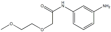 N-(3-aminophenyl)-2-(2-methoxyethoxy)acetamide Struktur