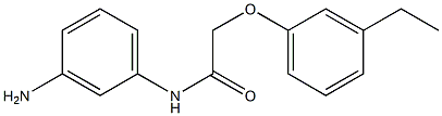 N-(3-aminophenyl)-2-(3-ethylphenoxy)acetamide Structure