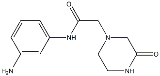 N-(3-aminophenyl)-2-(3-oxopiperazin-1-yl)acetamide