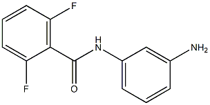 N-(3-aminophenyl)-2,6-difluorobenzamide 化学構造式