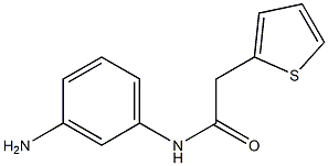 N-(3-aminophenyl)-2-thien-2-ylacetamide Structure