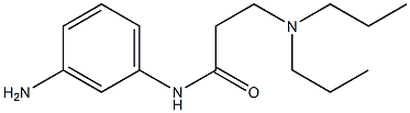 N-(3-aminophenyl)-3-(dipropylamino)propanamide,,结构式