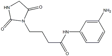 N-(3-aminophenyl)-4-(2,5-dioxoimidazolidin-1-yl)butanamide Structure