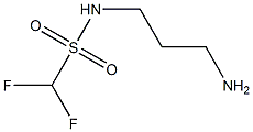 N-(3-aminopropyl)-1,1-difluoromethanesulfonamide,,结构式