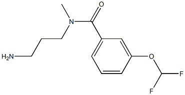  N-(3-aminopropyl)-3-(difluoromethoxy)-N-methylbenzamide