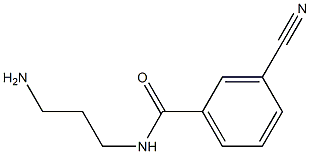 N-(3-aminopropyl)-3-cyanobenzamide Structure
