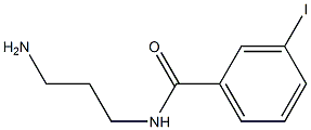 N-(3-aminopropyl)-3-iodobenzamide Struktur